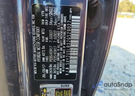 2018 Hyundai Santa Fe Sport z USA, uszkodzony, nr VIN 5XYZU3LB3JG529027